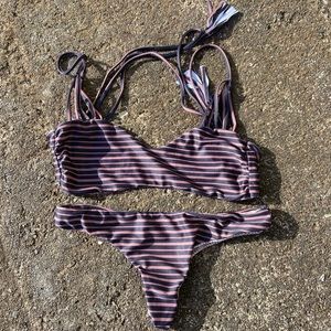ACACIA SWIMWEAR Dark Classic Set